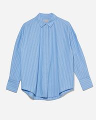 womens-oversized-poplin-shirt-blue-stripe | alt