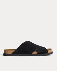 womens-suede-crossover-sandal-black | primary