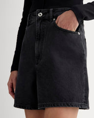 womens-a-line-denim-short-washed-black
