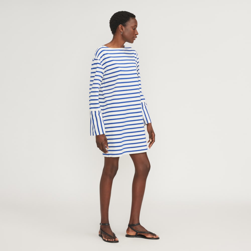 womens-organic-cotton-striped-tee-dress-canvas-tan-mazarine-blue