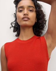 womens-midi-dress-everyday-cotton-poppy-red