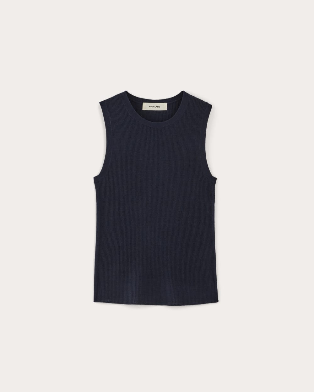 womens-ultrafine-merino-ribbed-shell-tank-navy | alt