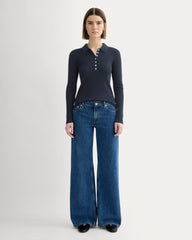 womens-ultrasoft-merino-ribbed-polo-navy