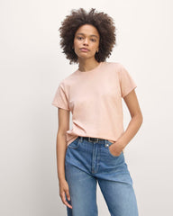 womens-organic-cotton-slim-crew-tee-rose-smoke | primary