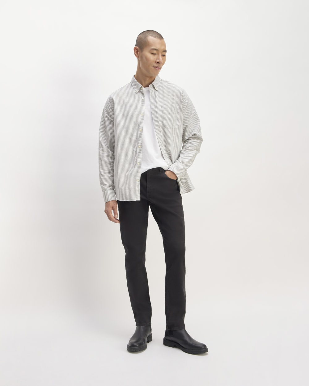 mens-organic-oxford-shirt-tall-charcoal-white