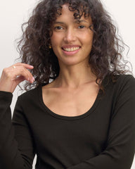 womens-tencel-rib-long-sleeve-shimmy-tee-black