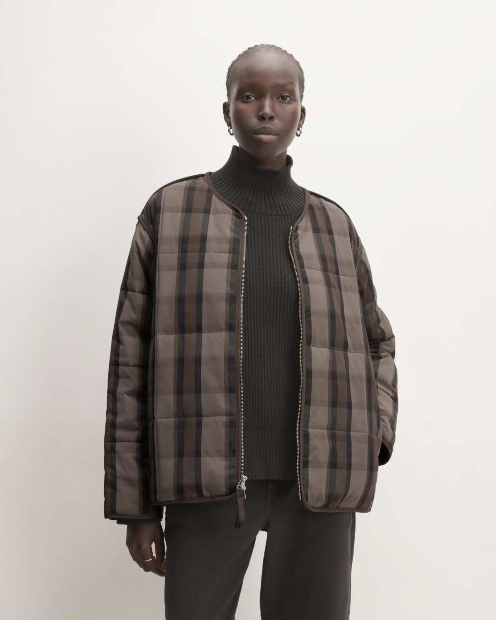 womens-cropped-cotton-liner-abalone-black-brown | primary