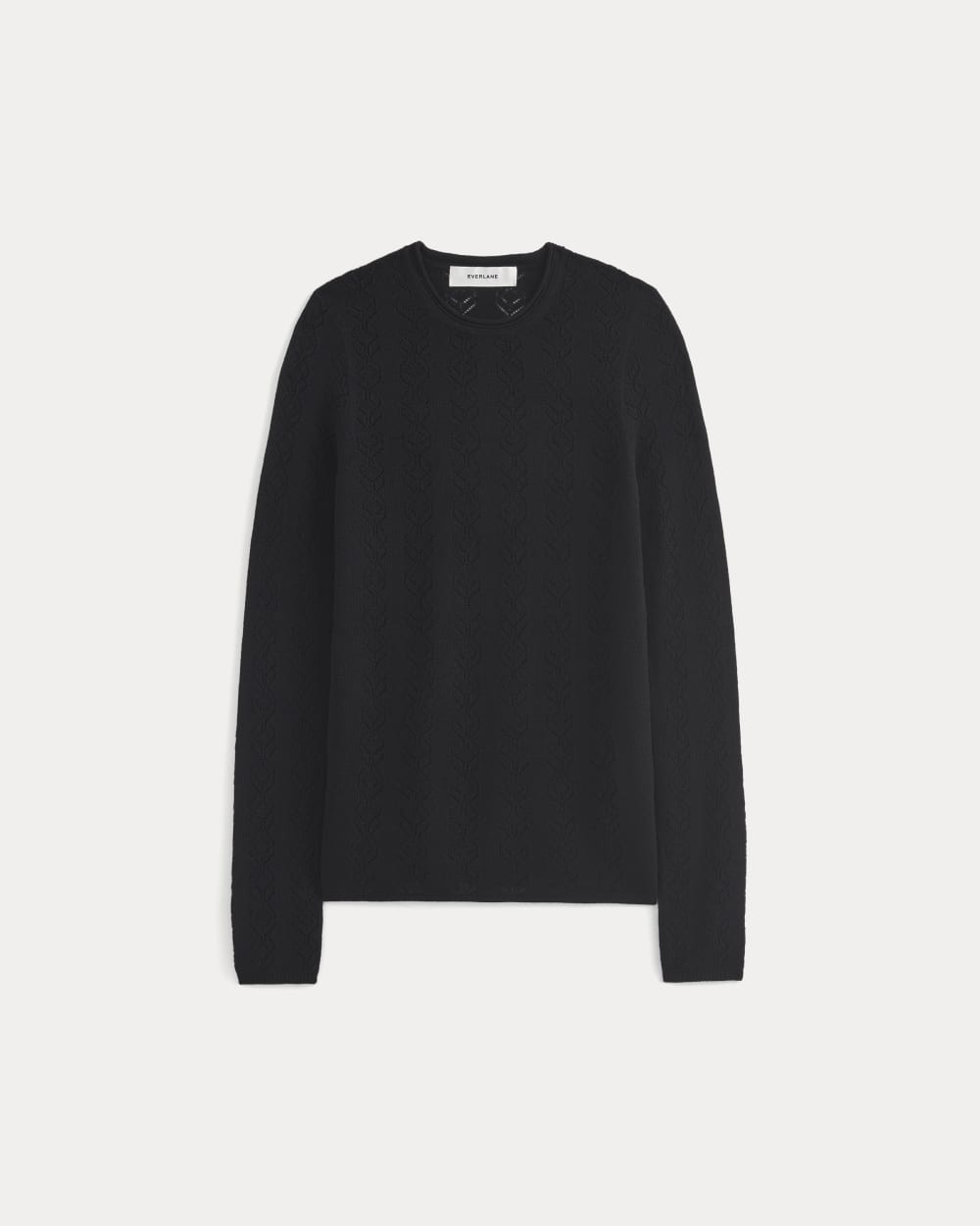 womens-pointelle-crew-ultrasoft-merino-black | alt