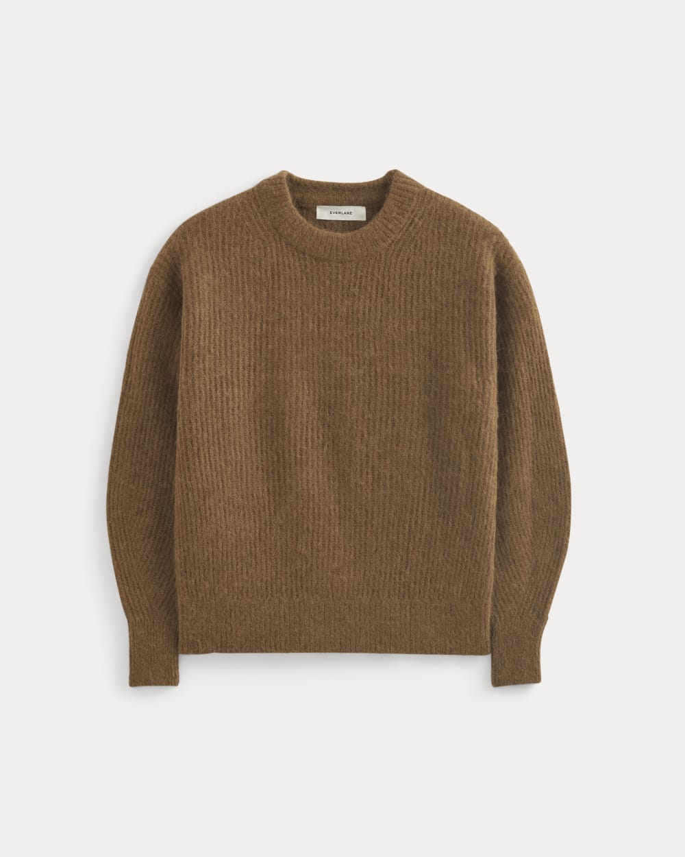 womens-alpaca-ribbed-cocoon-crew-toffee | alt