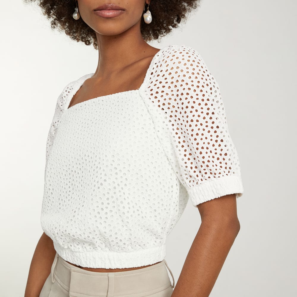 womens-eyelet-puff-sleeve-top-white