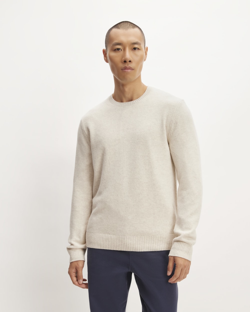mens-felted-merino-crew-neck-sweater-heathered-oat | primary