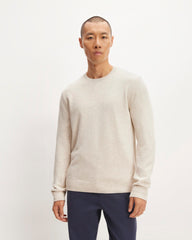 mens-felted-merino-crew-neck-sweater-heathered-oat | primary