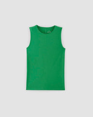 womens-supima-stretch-tank-grass-green | alt