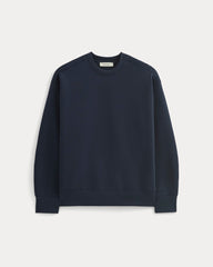 mens-luxe-fleece-crew-pullover-navy | alt