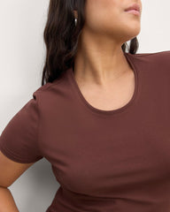 womens-supima-form-ss-crewneck-tee-dark-mahagony