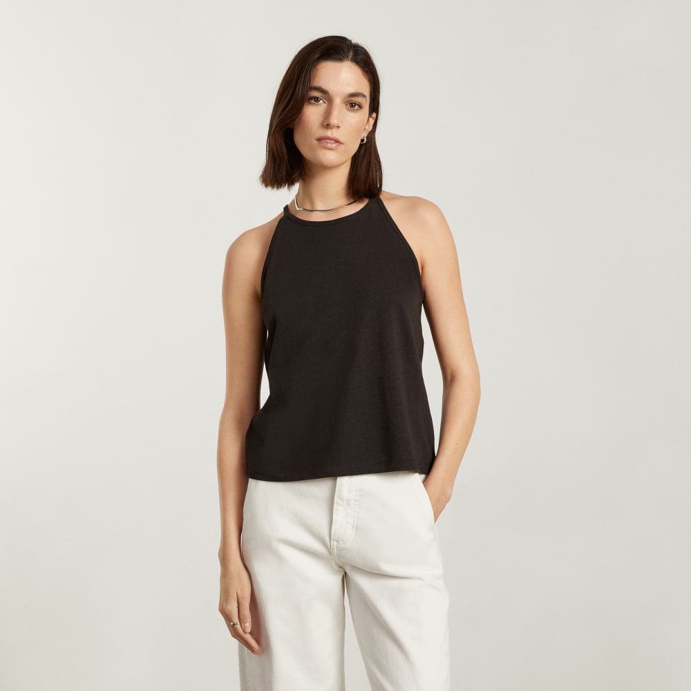 womens-hemp-cutaway-tank-black | primary