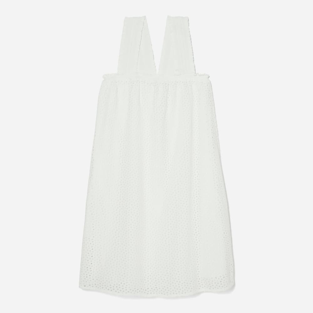 womens-eyelet-smock-dress-white | alt