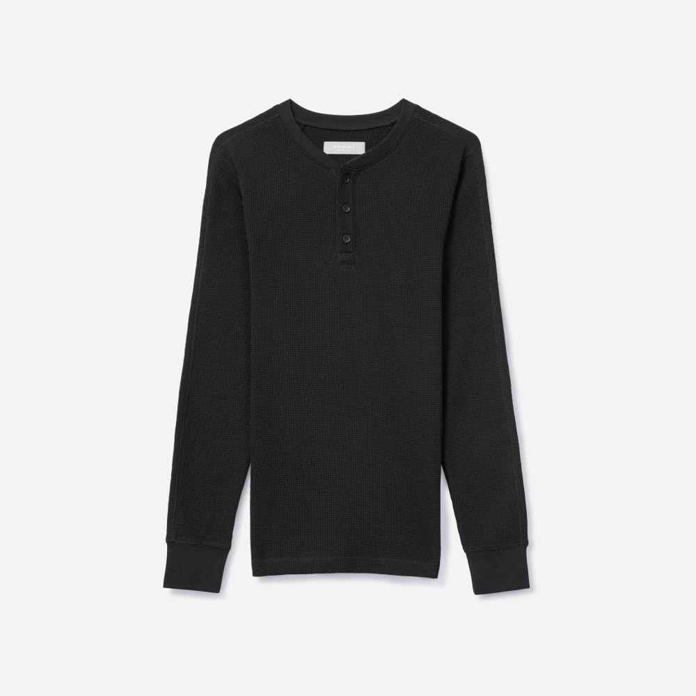 mens-waffle-henley-black