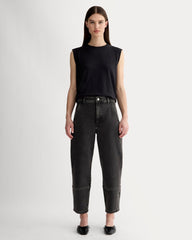 womens-utility-barrel-jean-black | primary