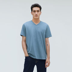 mens-organic-cotton-v-neck-tee-greyish-blue