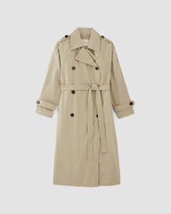 womens-renew-long-trench-coat-trench-coat-khaki | alt