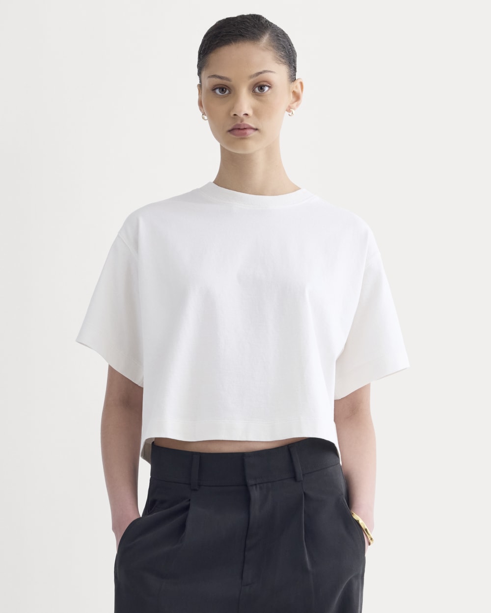 womens-premium-weight-cropped-tee-bone | primary