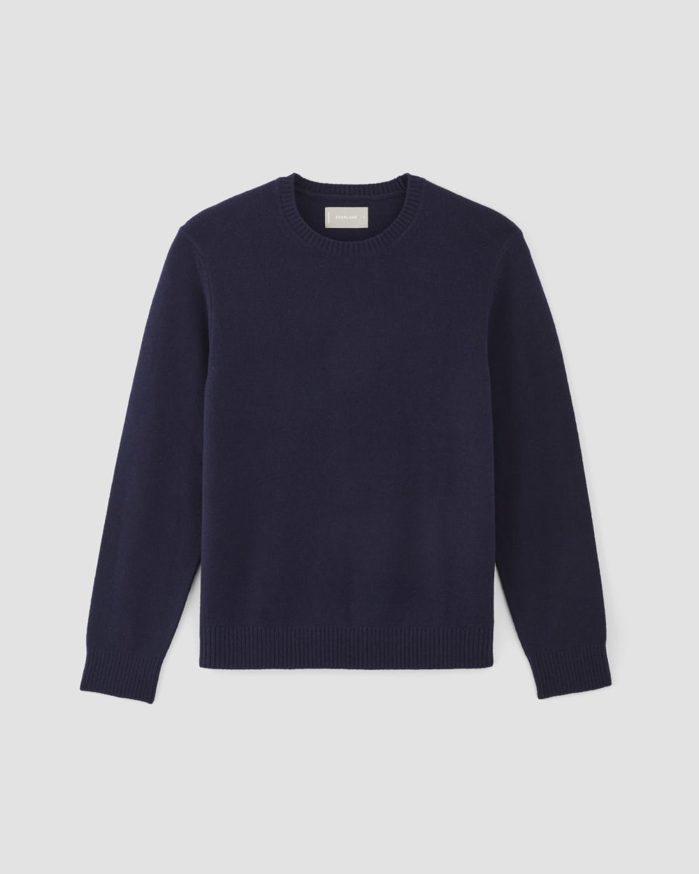 mens-felted-merino-crew-neck-sweater-deep-navy | alt