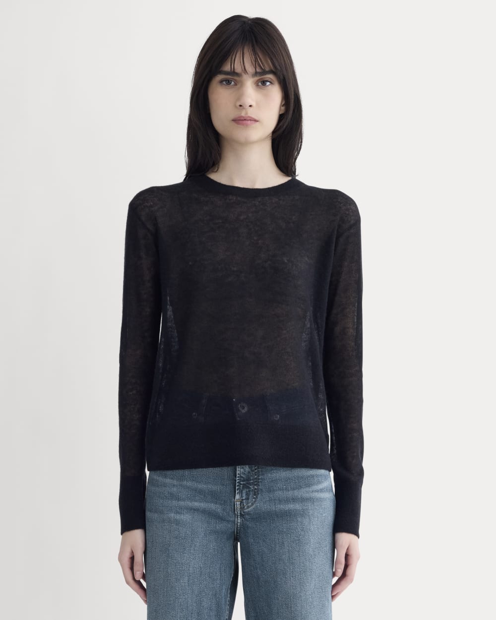 womens-air-alpaca-relaxed-crew-top-black | primary