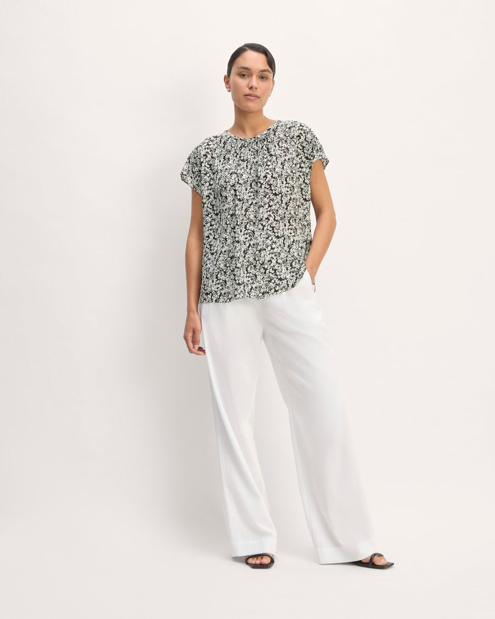 womens-viscose-gathered-neck-top-black-bone-mini-floral