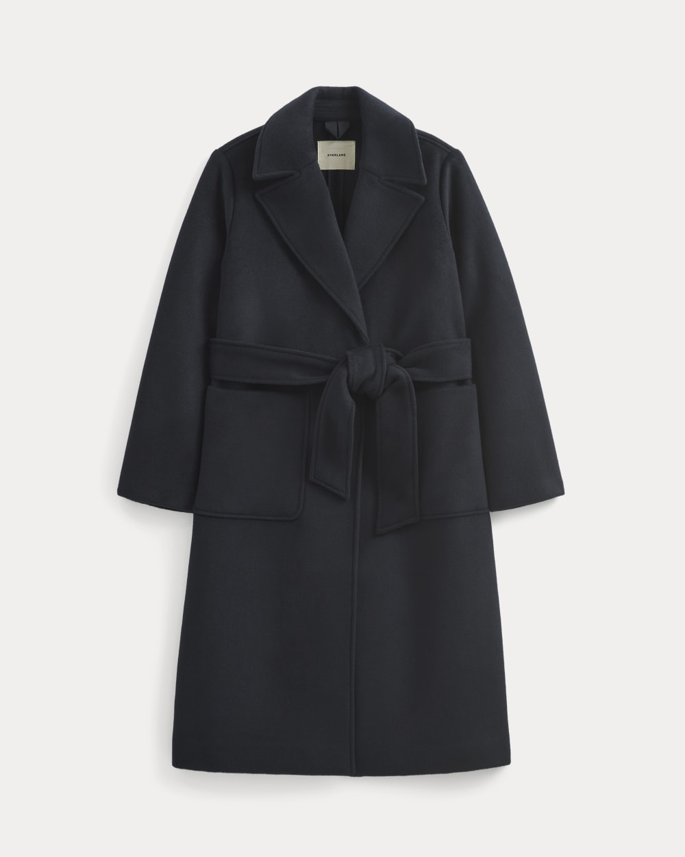 womens-rewool-belted-blanket-coat-deep-navy | alt