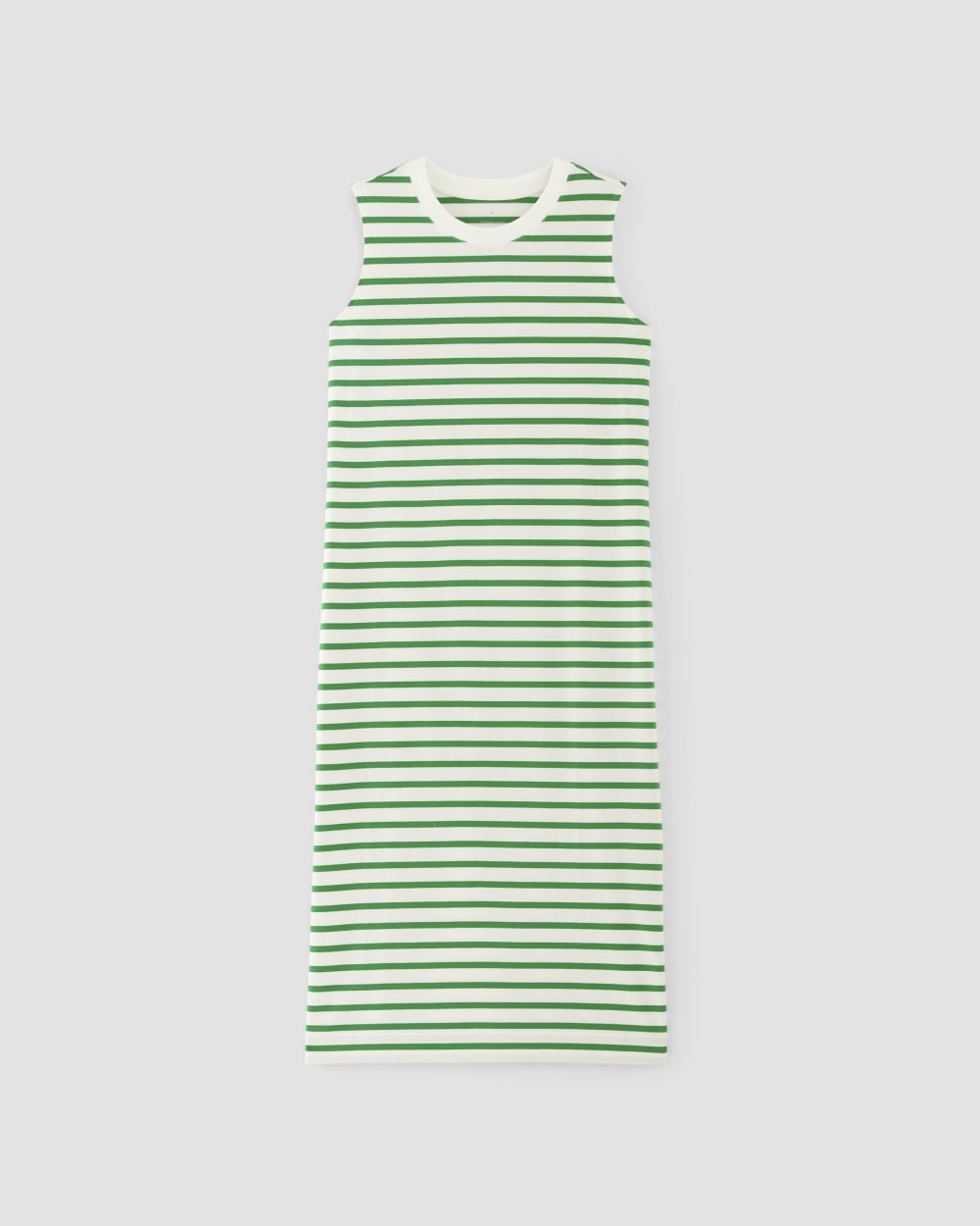 womens-organic-cotton-weekend-tank-dress-bone-grass-green | alt