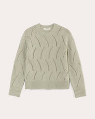 womens-pointelle-sweater-cloud-seagrass | alt