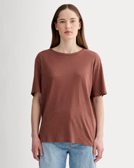 womens-air-oversized-crew-tee-cedarwood | primary