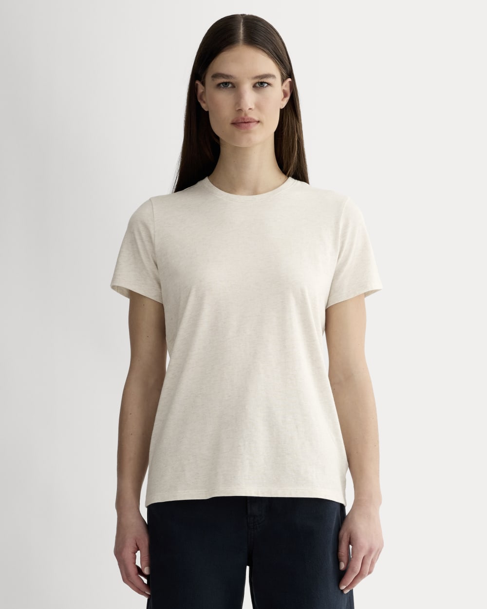 womens-organic-cotton-slim-crew-tee-hthr-oat | primary