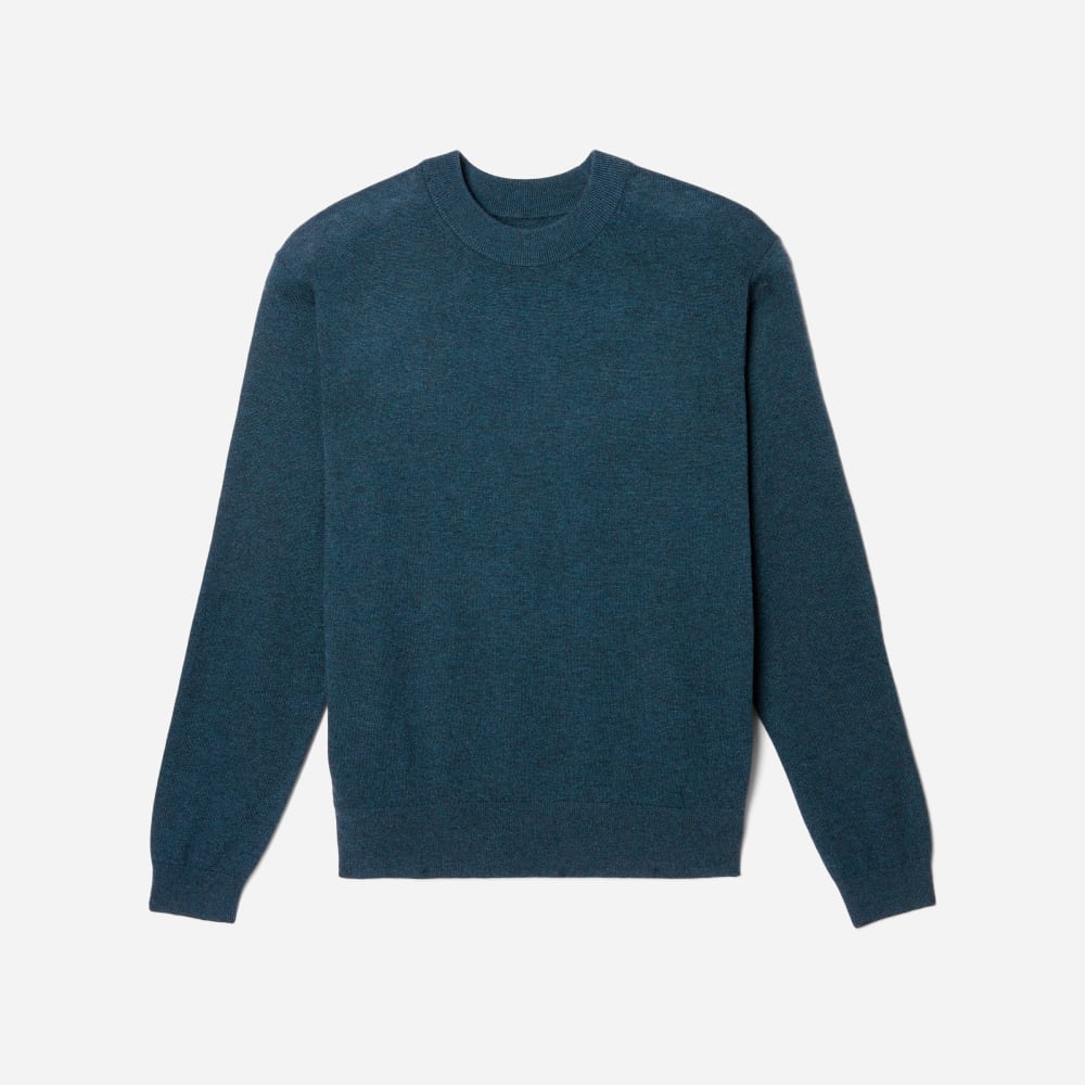 mens-merino-blend-crewneck-sweater-deep-teal | alt