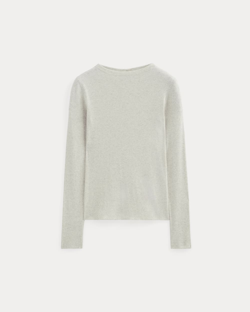 womens-luxe-rib-funnel-neck-tee-heathered-oat | alt