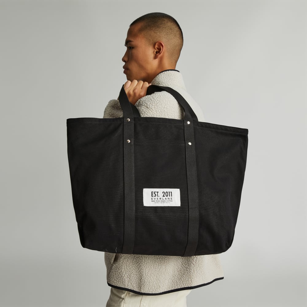 unisex-organic-canvas-weekender-black | alt