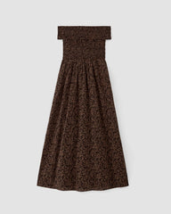 womens-gauze-off-shoulder-dress-black-cocoa-small-floral | alt