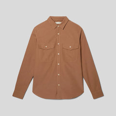 mens-organic-relaxed-utility-shirt-cocoa-brown | alt