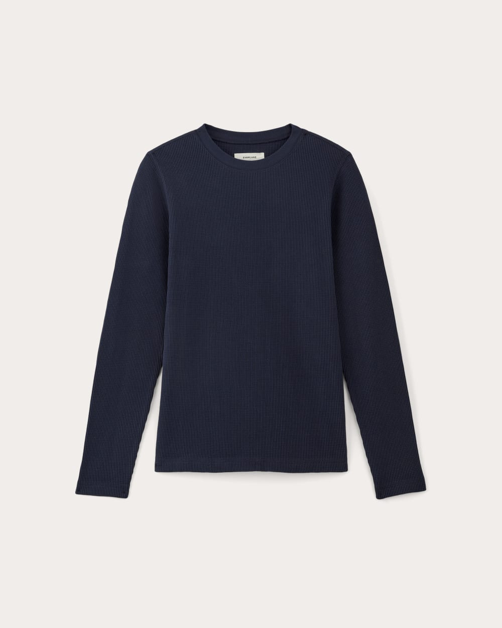 mens-waffle-ls-crew-navy | alt