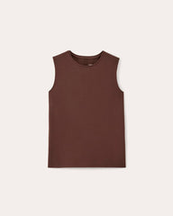 womens-form-crewneck-tank-dark-mahagony | alt