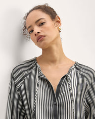 womens-tencel-gathered-shirt-black-bone