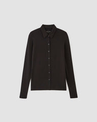 womens-merino-tencel-relaxed-shirt-black | alt