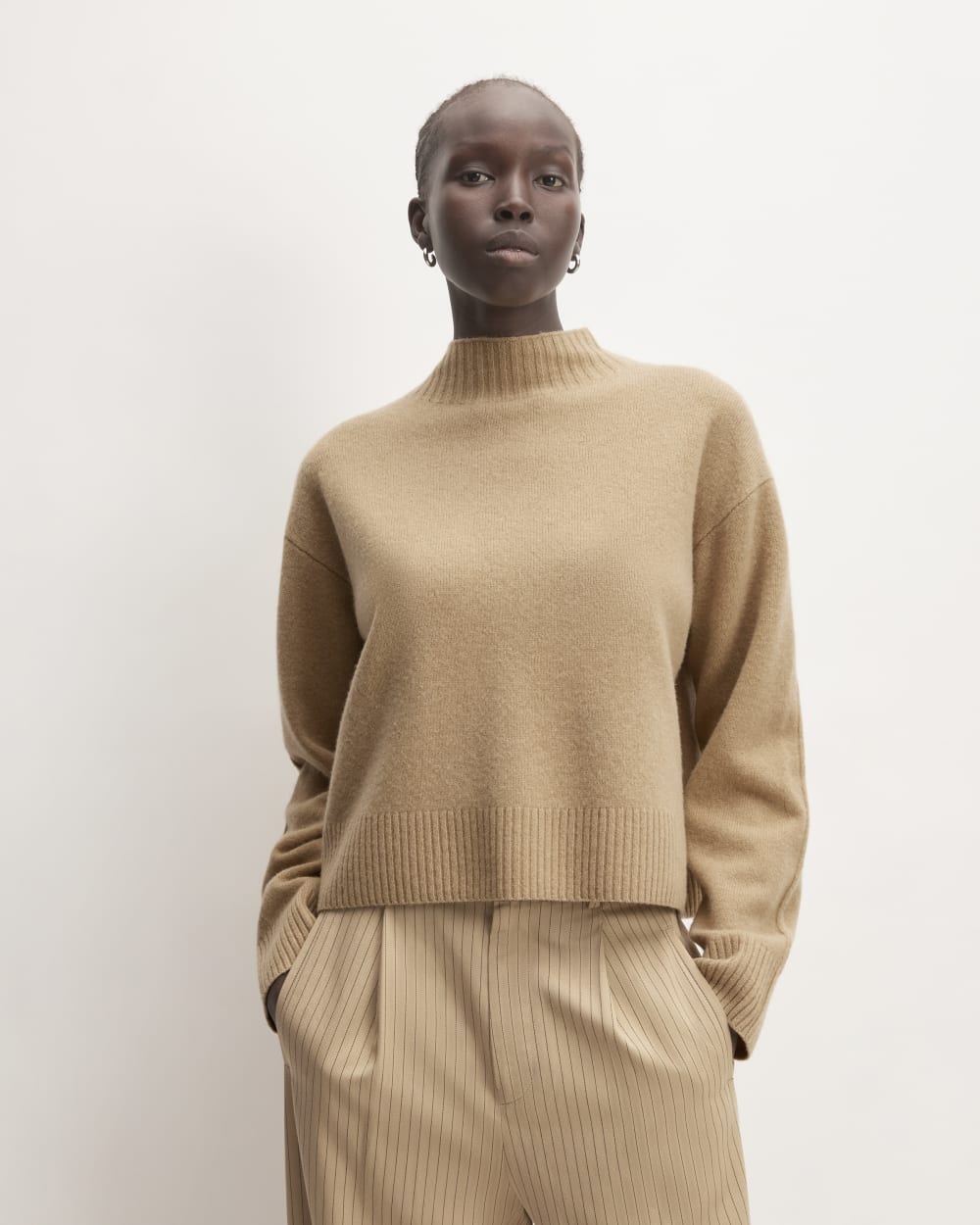 womens-merino-wool-mockneck-sweater-light-camel | primary