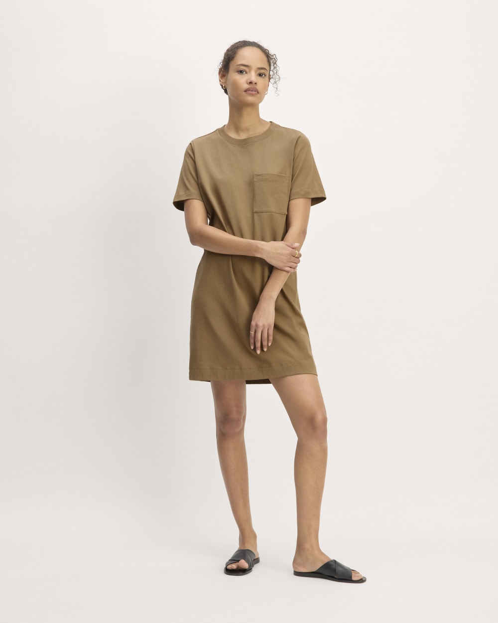 womens-organic-weekend-tee-dress-toasted-coconut | primary
