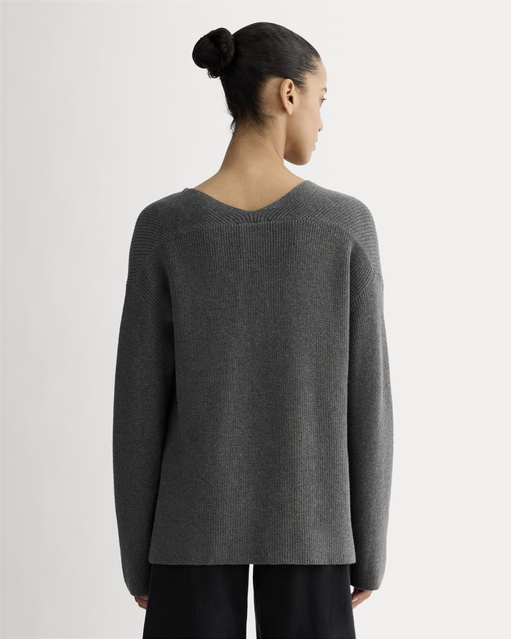 womens-slouchy-v-neck-cotton-heathered-charcoal
