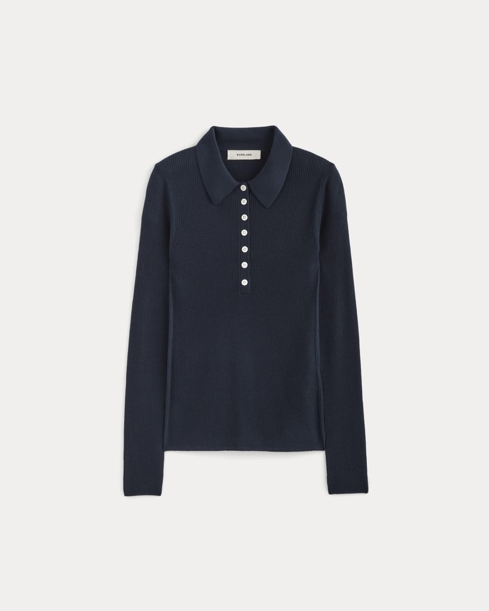 womens-ultrasoft-merino-ribbed-polo-navy | alt