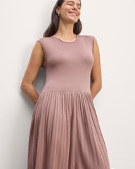 womens-viscose-knit-pleated-dress-dusty-rose