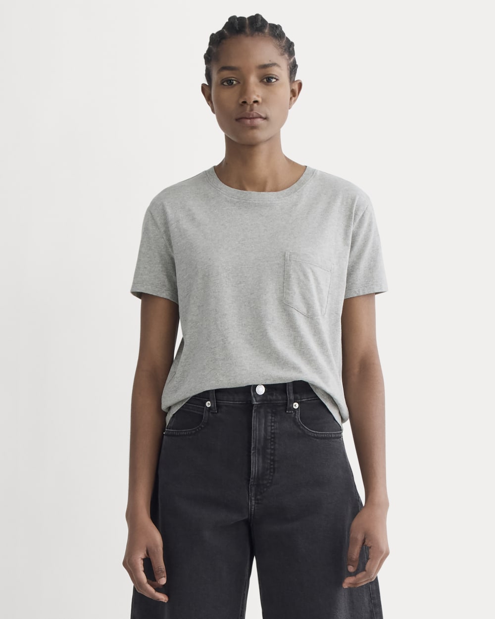 womens-organic-cotton-box-cut-pocket-tee-heathergrey | primary