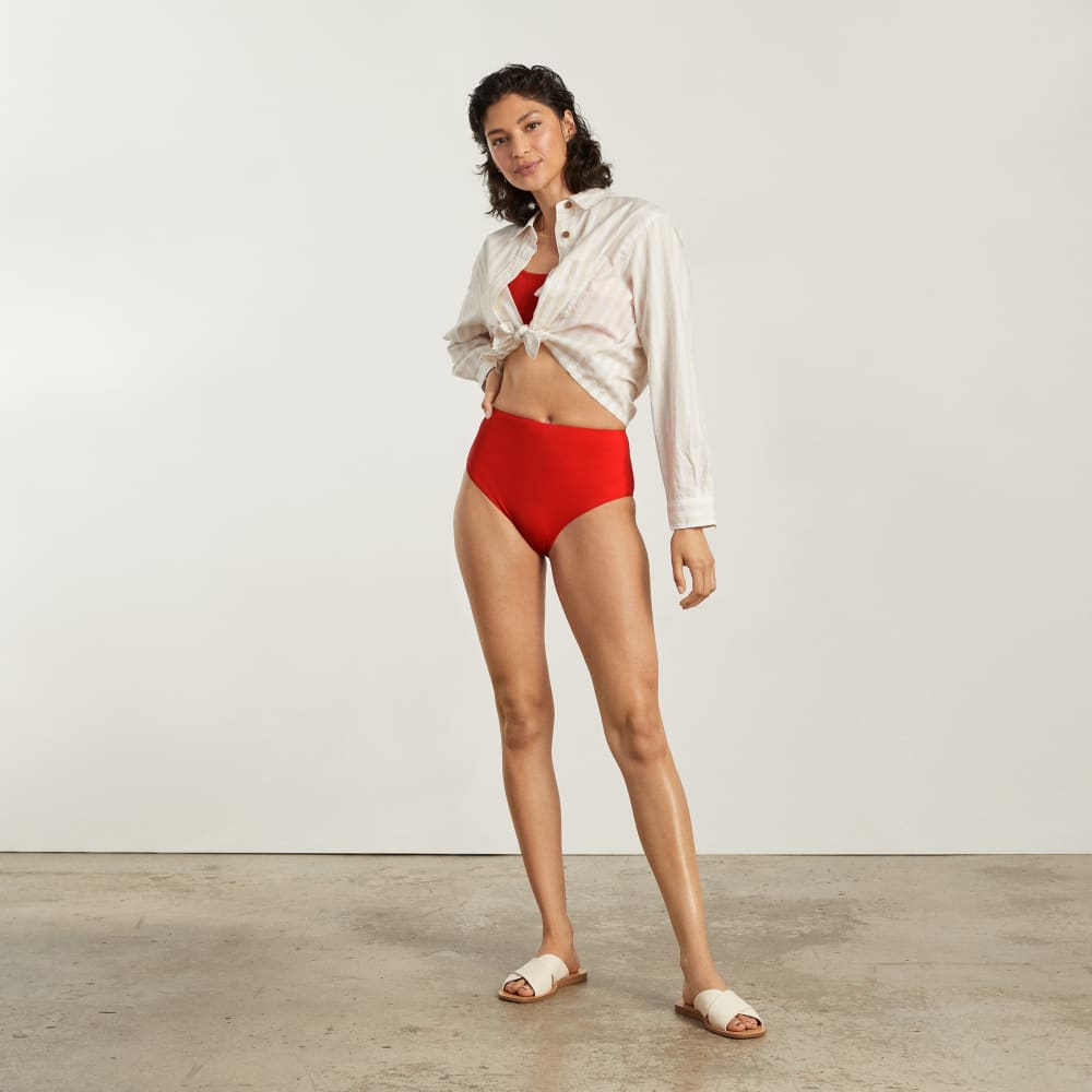 womens-high-rise-bikini-bottom-red